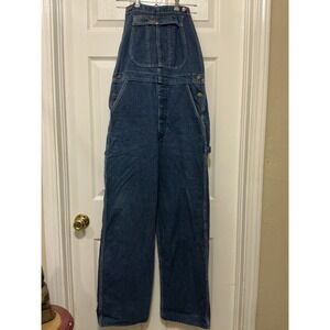 Big Ben Denim Bib Overalls Unisex 32x32 90's VTG Garden Barn Farm Chore USA Made